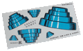 Blue Dome Stickers 2010